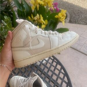 Nike Cream High-Top Sneakers